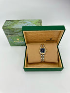 Rolex Lady-Datejust 28mm 79173 Two-Tone Blue 10 Diamond Dial
