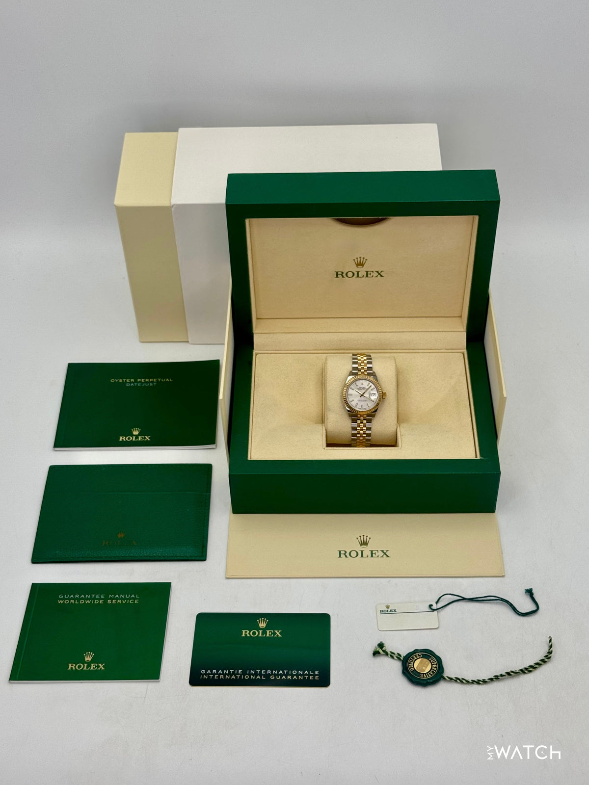 2020 Rolex Lady Datejust 28mm 279173 Two-Tone Jubilee Silver Dial
