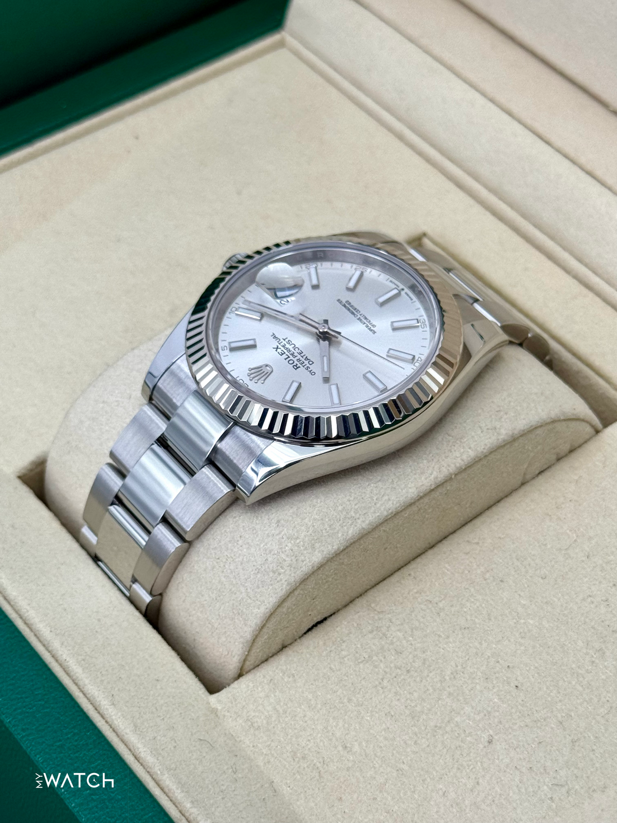 2025 Rolex Datejust 41mm 126334 Stainless Steel Oyster Silver Dial