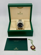 2003 Rolex Datejust II 41mm 116334 Stainless Steel Oyster Black Dial