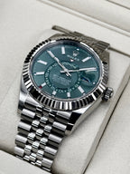 NEW 2026 Rolex Sky-Dweller 42mm 336934 Jubilee Green Dial (NEW STYLE CARD)