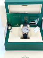 2022 Rolex Sky-Dweller 42mm 326235 Rose Gold Oysterflex Rhodium Dial