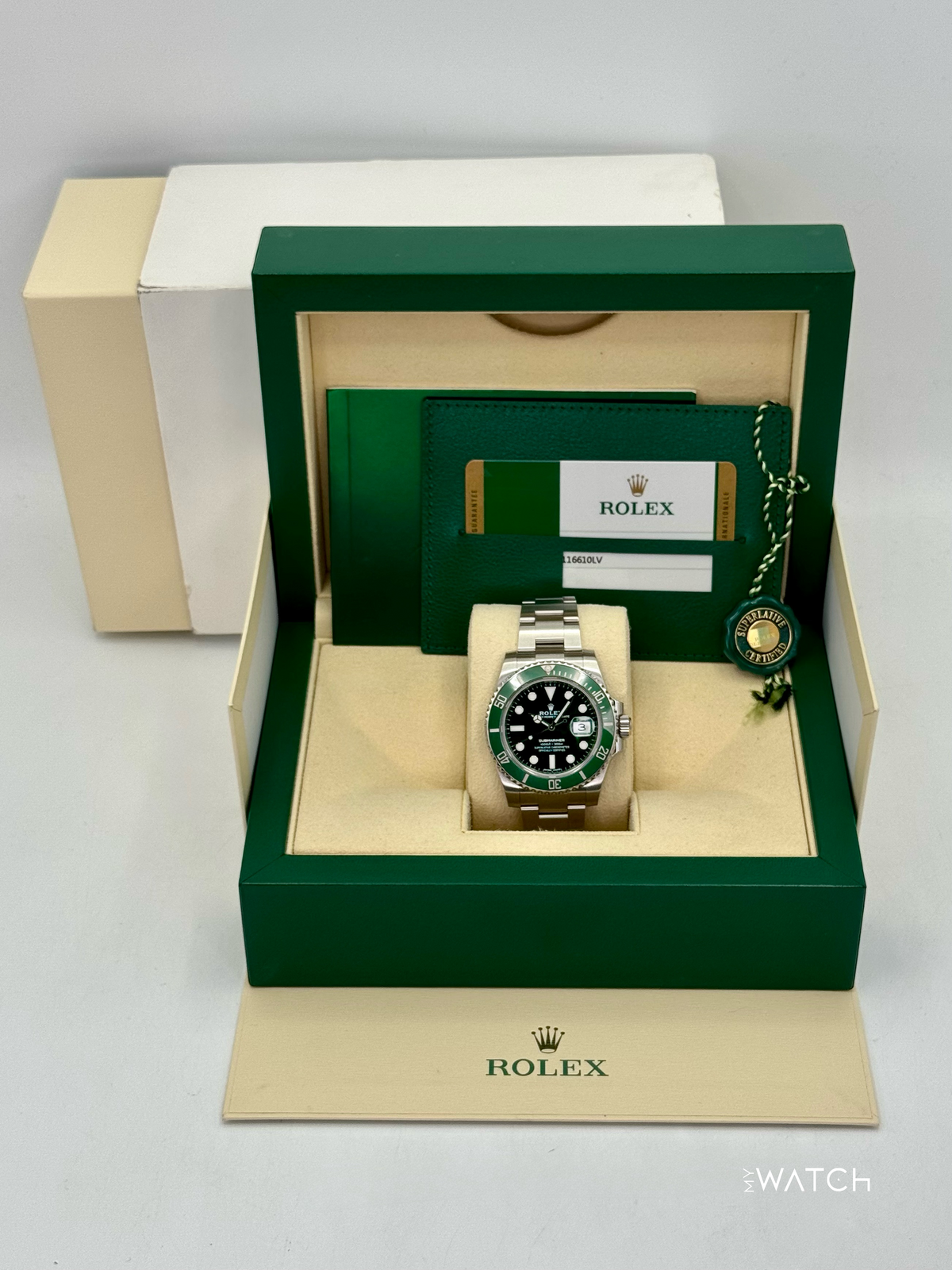 2020 Rolex Submariner “Hulk” 40mm 116610LV Green Dial