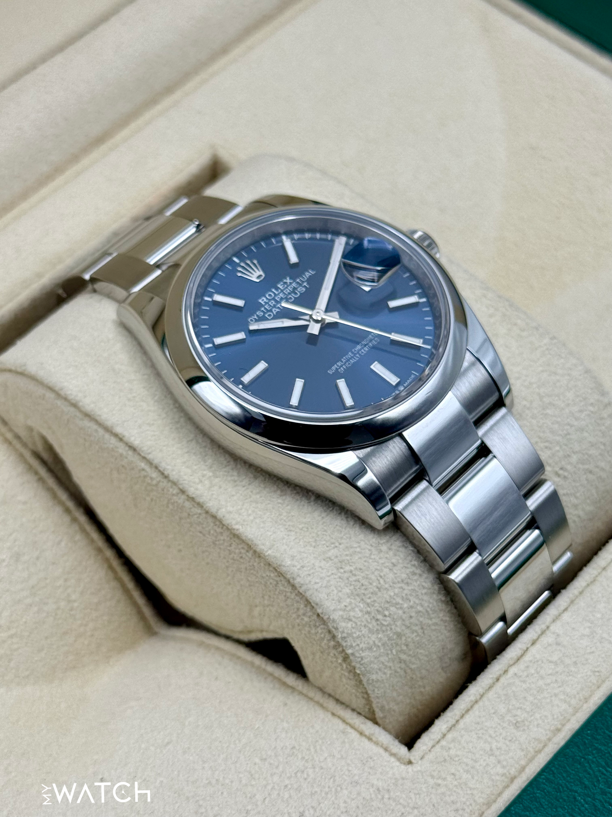 NEW 2025 Rolex Datejust 36mm 126200 Stainless Steel Oyster Blue Dial