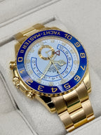 2023 Rolex Yacht-Master II 44mm 116688 18K Yellow Gold White Dial
