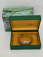 2004 Rolex Datejust 36mm 16220 Stainless Steel Oyster Silver Tapestry Dial (Collectors Set)