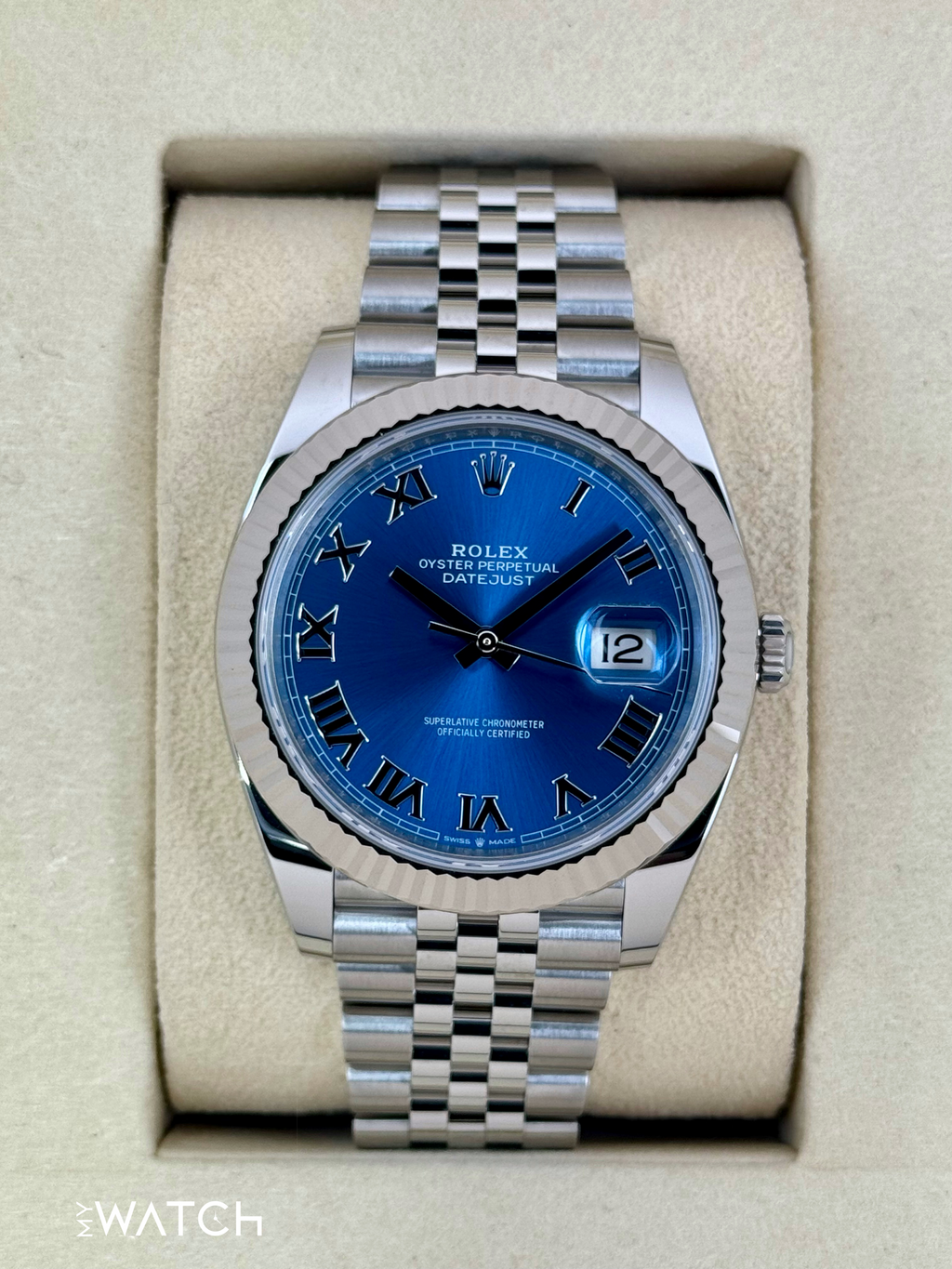 NEW 2026 Rolex Datejust 41mm 126334 Jubilee Azzurro-Blue Dial