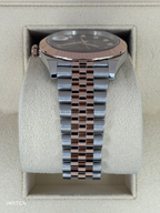 2023 Rolex Datejust 41mm 126331 Two-Tone Jubilee Chocolate Diamond Dial