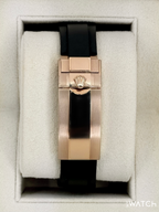 2023 Rolex Yacht-Master 40mm 126655 Rose Gold Oysterflex Black Dial (STICKERED)
