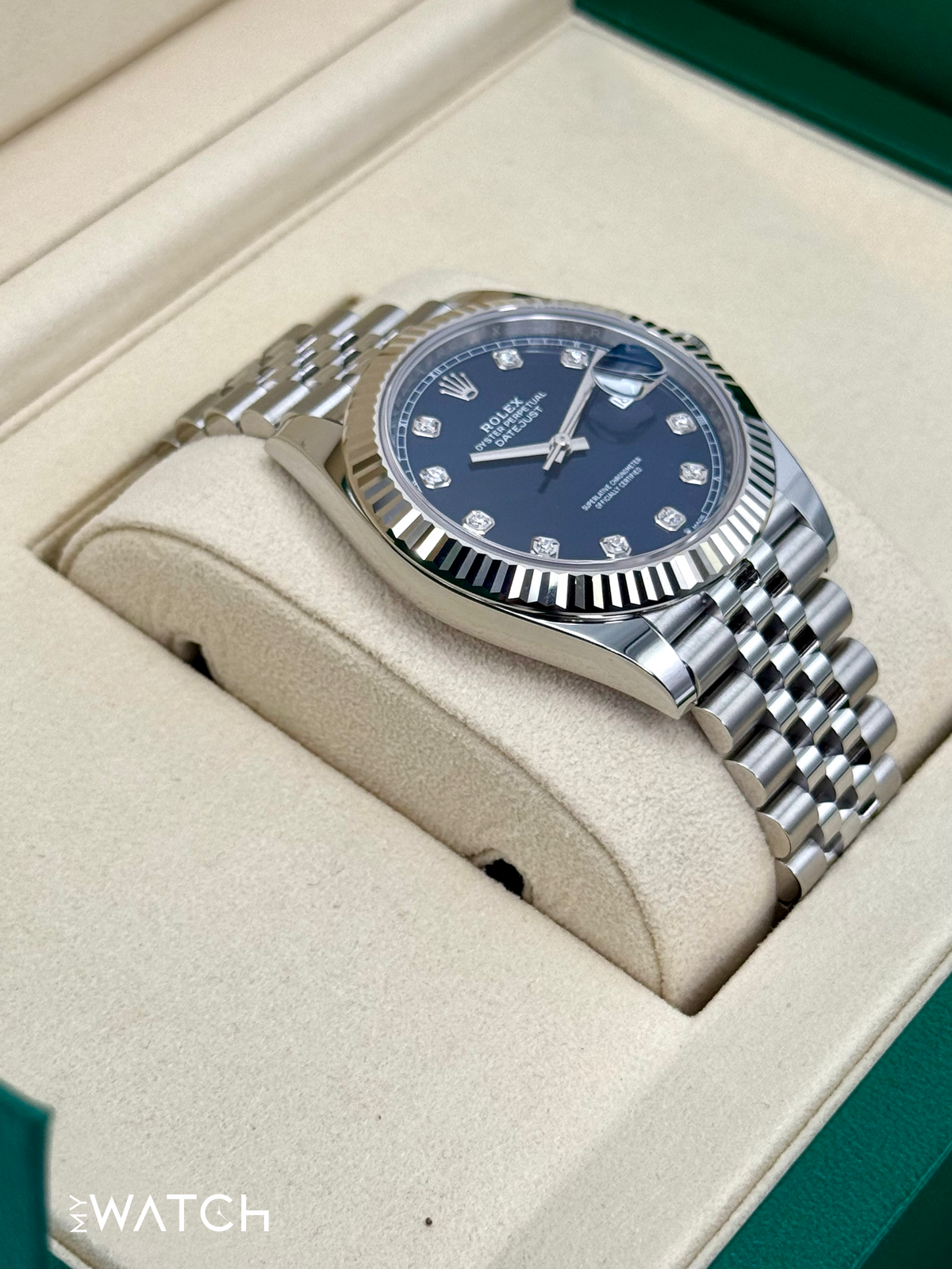 NEW 2026 Rolex Datejust 41mm 126334 Stainless Steel Jubilee Blue Diamond Dial