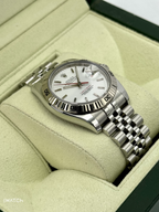 2014 Rolex Datejust Turn-O-Graph 36mm 116264 Jubilee White Dial