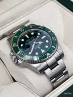 2016 Rolex Submariner “Hulk” 40mm 116610LV Green Dial (STICKERED)