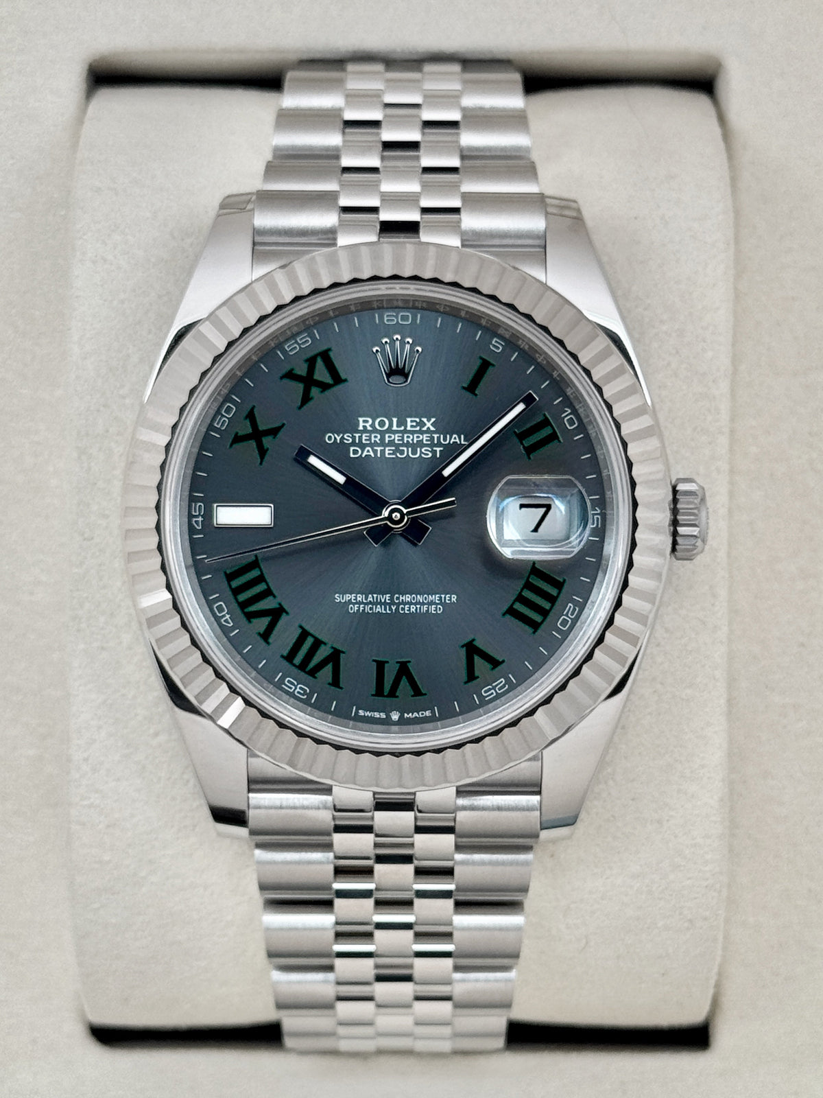 NEW 2026 Rolex Datejust 41mm 126334 Jubilee Wimbledon Dial (STICKERED)