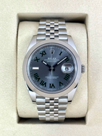 NEW 2026 Rolex Datejust 41mm 126300 Jubilee Wimbledon Dial