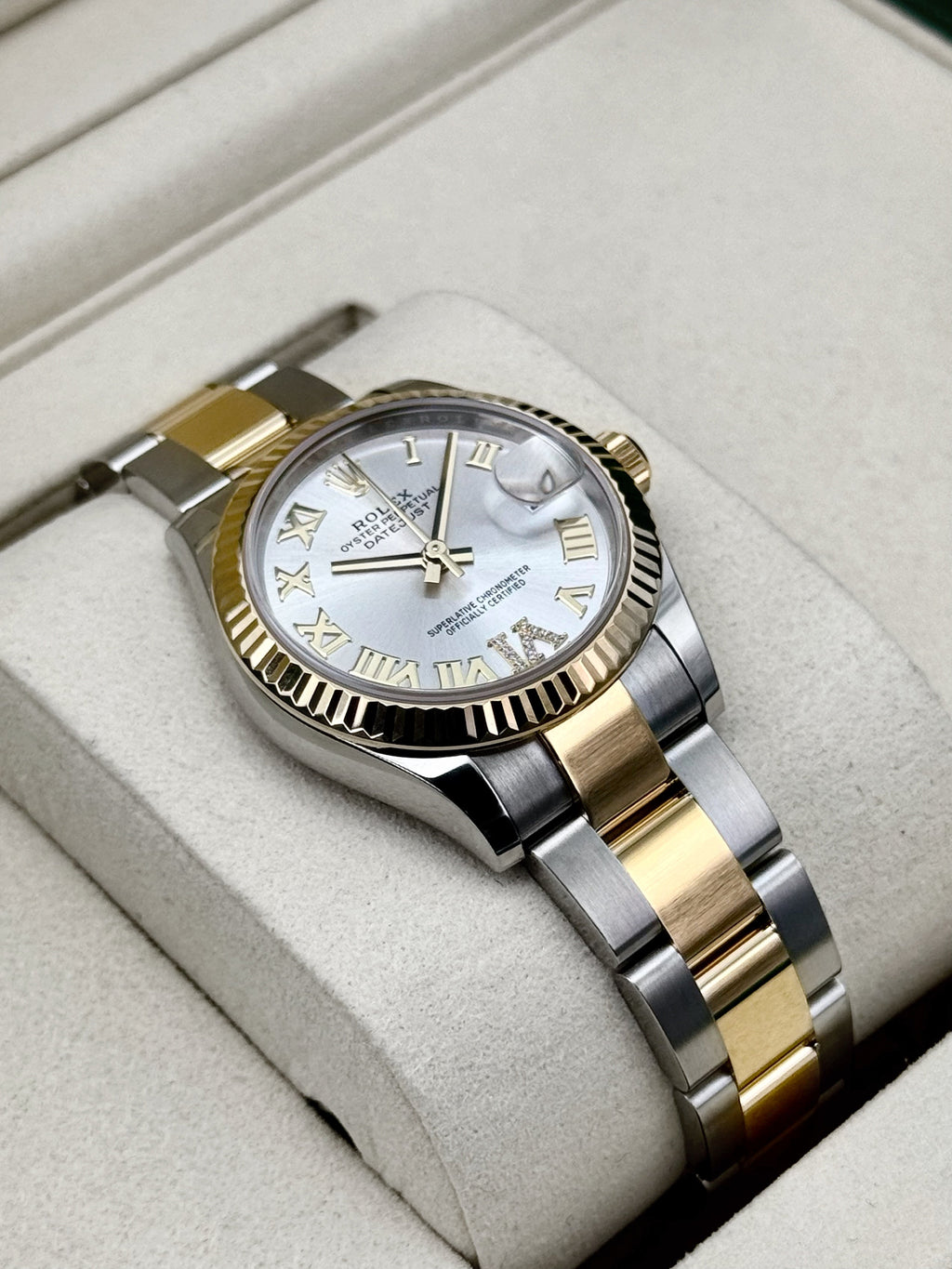 NEW 2026 Rolex Datejust 31mm 278273 Two-Tone Oyster Silver Diamond Dial