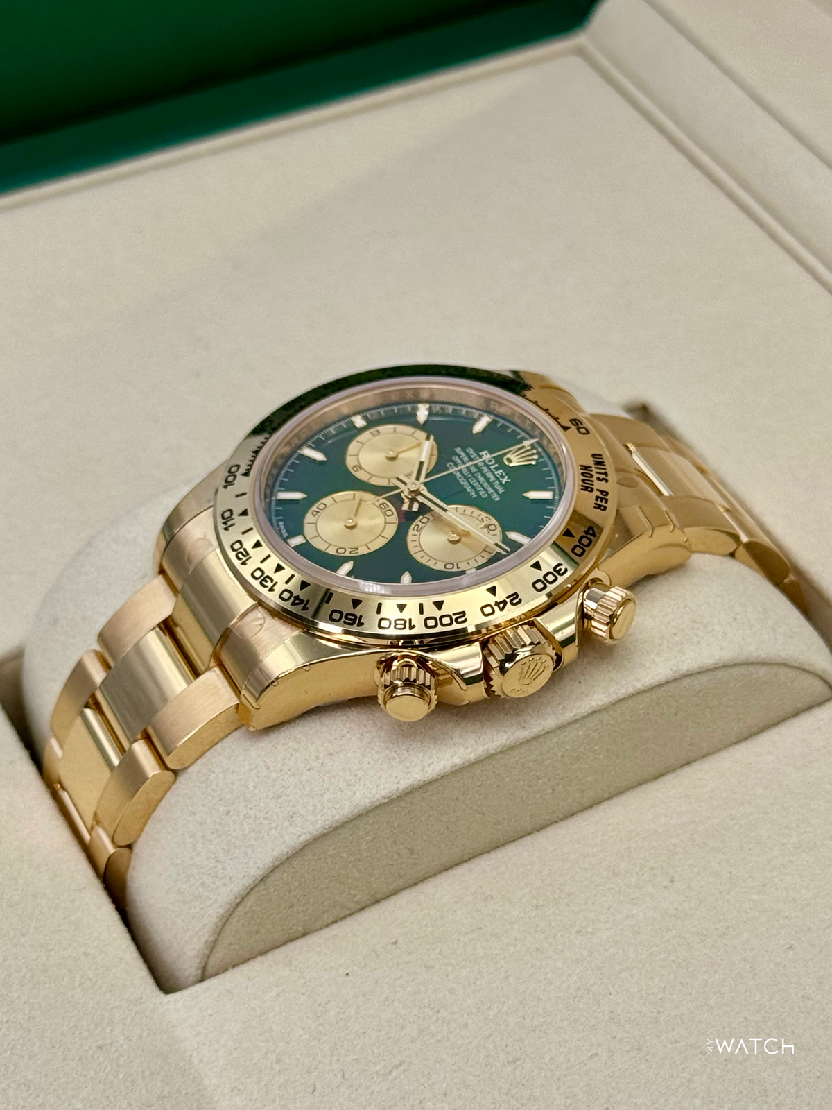 NEW 2025 Rolex Daytona "John Mayer" 40mm 126508 Yellow Gold Green Dial (STICKERED)