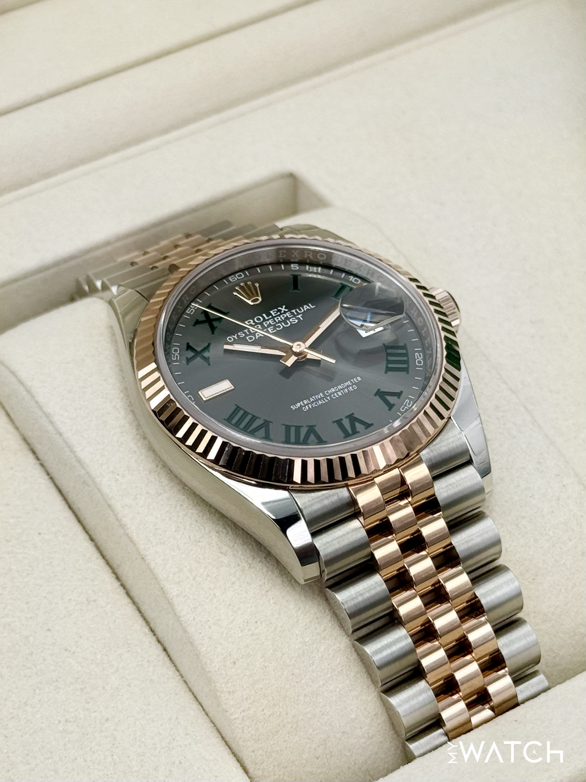 NEW 2026 Rolex Datejust 36mm 126231 Two-Tone Jubilee Wimbledon Dial