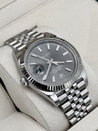 2021 Rolex Datejust 41mm 126334 Stainless Steel Jubilee Rhodium Dial