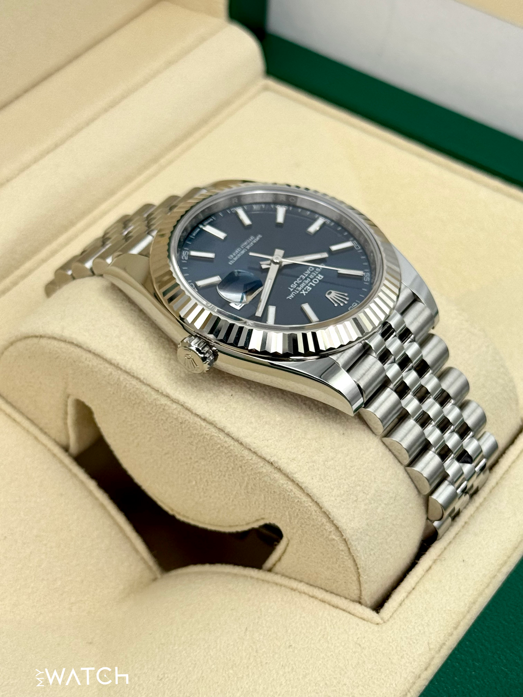 2024 Rolex Datejust 41mm 126334 Stainless Steel Jubilee Blue Dial