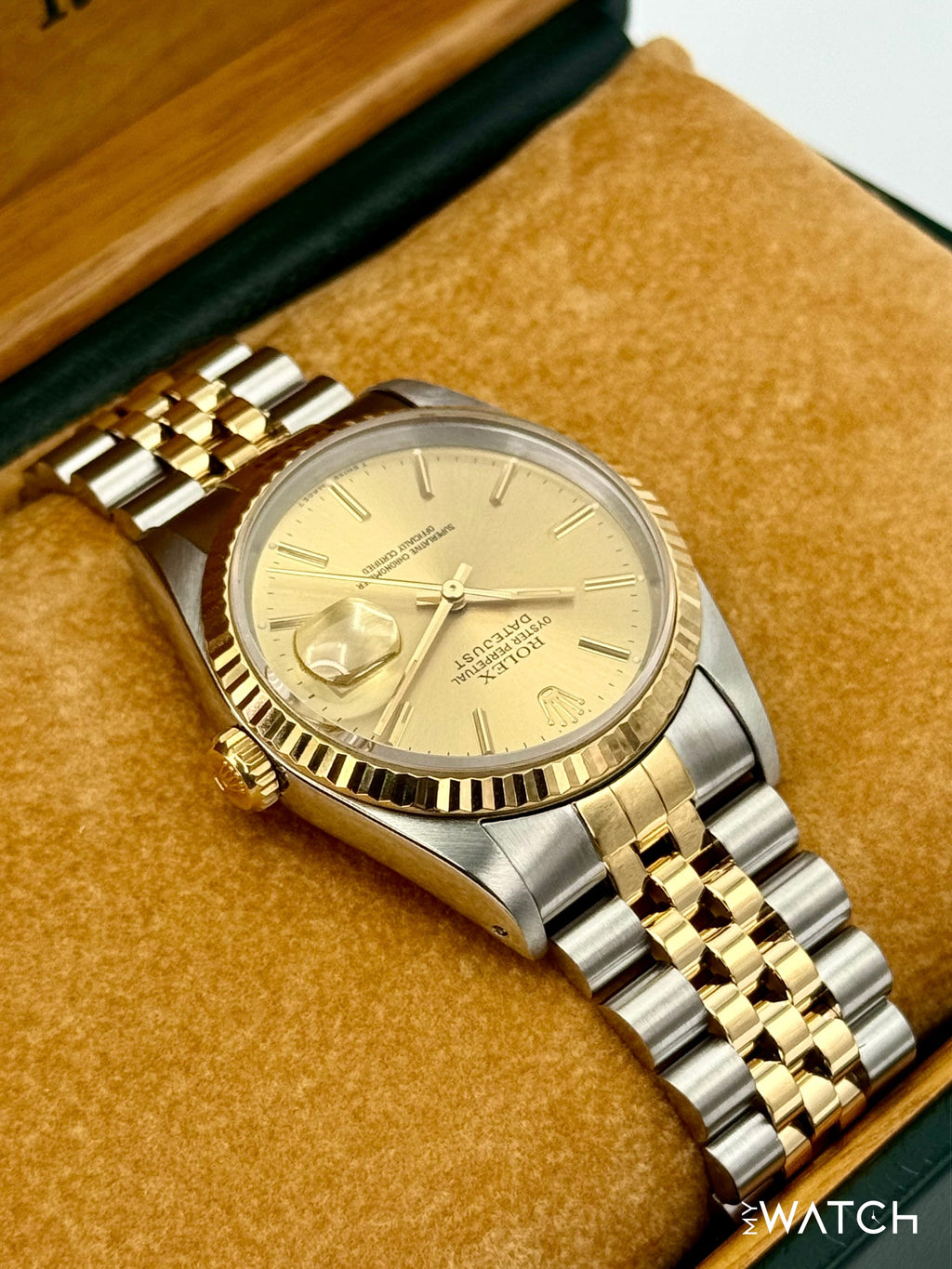 1991 Rolex Datejust 36mm 16233 Two-Tone Jubilee Champagne Dial