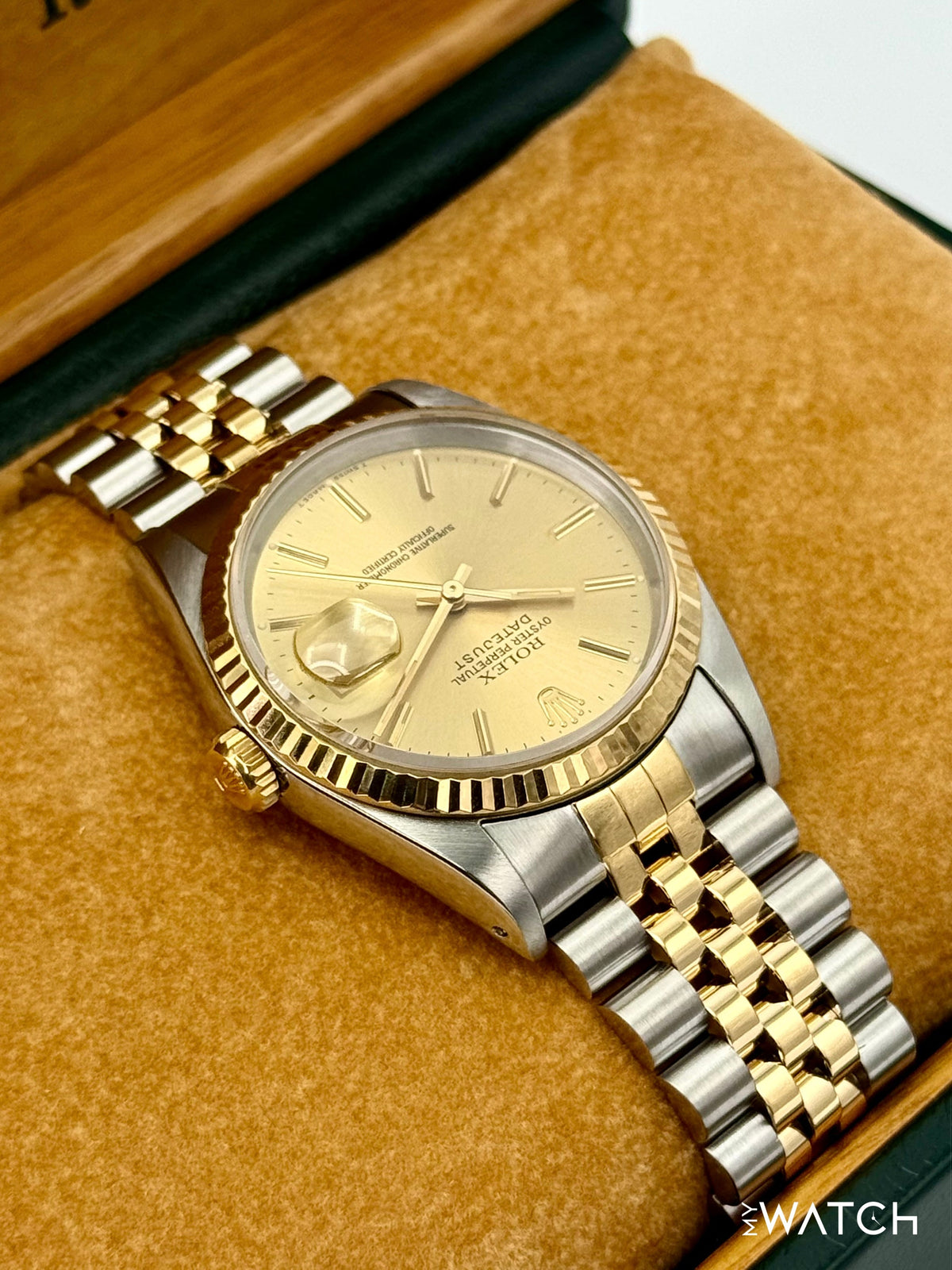 1991 Rolex Datejust 36mm 16233 Two-Tone Jubilee Champagne Dial