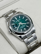 2026 Rolex Datejust 36mm 126200 Stainless Steel Oyster Green Ombre Dial
