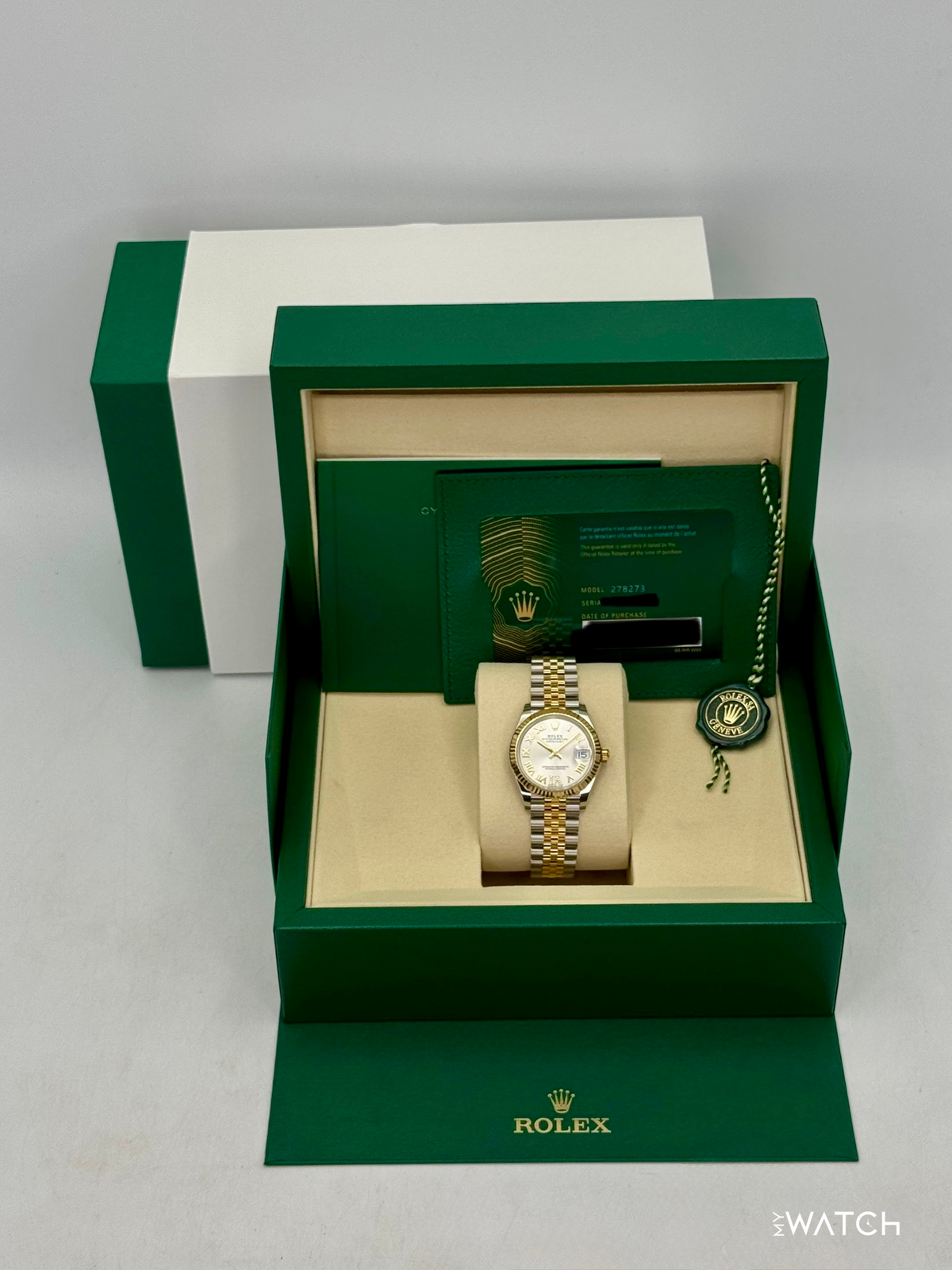 NEW 2026 Rolex Datejust 31mm 278273 Two-Tone Jubilee Silver Diamond