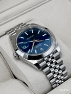 NEW 2023 Rolex Datejust 41mm 126300 Stainless Steel Jubilee Blue Dial