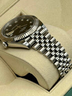 2019 Rolex Datejust 41mm 126334 Jubilee Black Diamond Dial