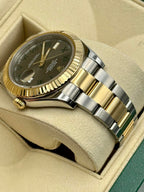 2016 Rolex Datejust 41mm 116333 Two-Tone Oyster Wimbledon Dial