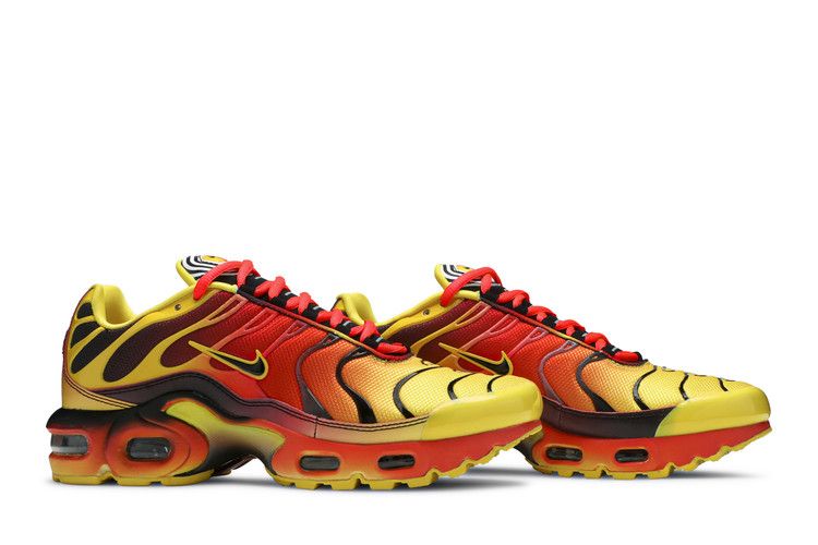 Nike Air Max Plus Fade Chrome Yellow Bright Crimson (GS)