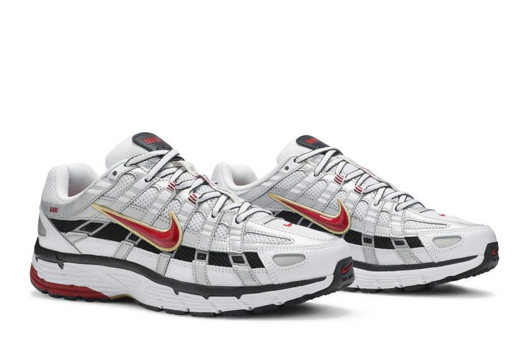 Nike P-6000 White Gold Red (Women's)