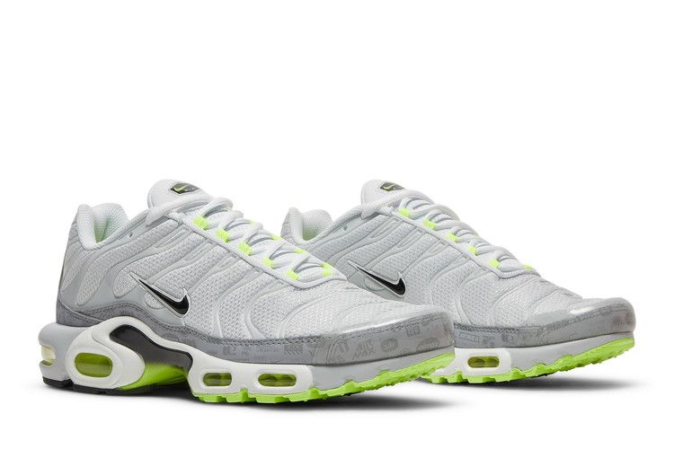 Nike Air Max Plus Platinum Grey Reflective Logos