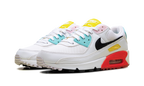 Air Max 90 WMNS "White / Black / Pink Foam / Bright Crimson" FZ3622 100