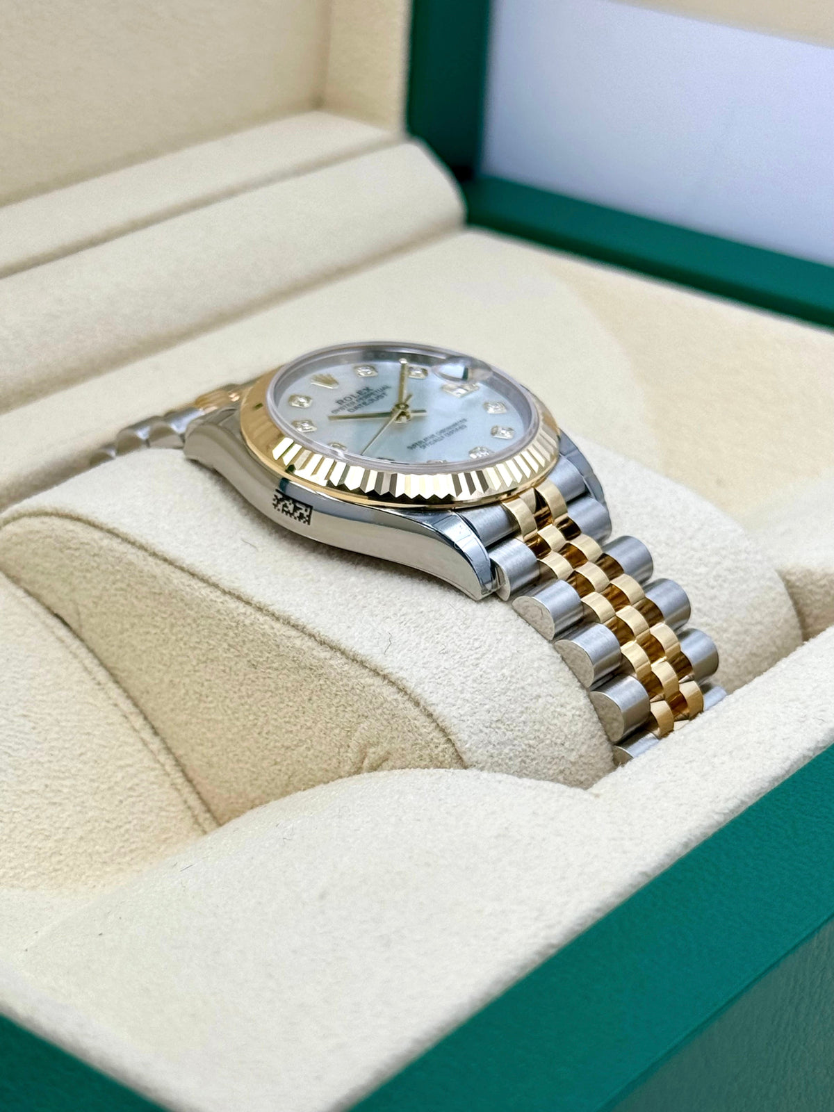 NEW 2023 Rolex Datejust 31mm 278273 Two-Tone Jubilee MOP Dimond Dial