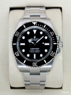 NEW 2025 Rolex Submariner 41mm 124060 Stainless Steel Black Dial (STICKERED)
