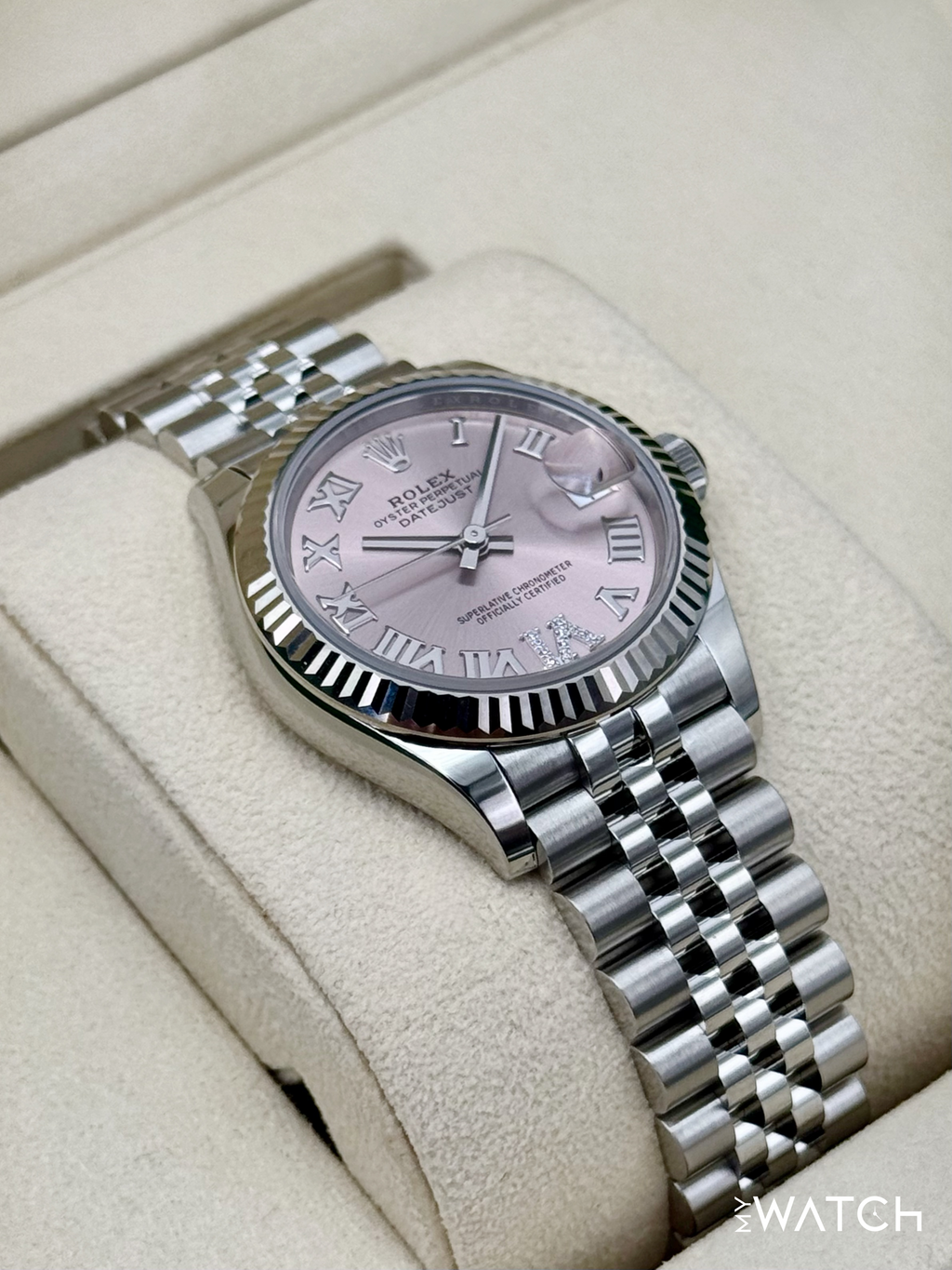 NEW 2025 Rolex Datejust 31mm 278274 Stainless Steel Jubilee Pink Dial