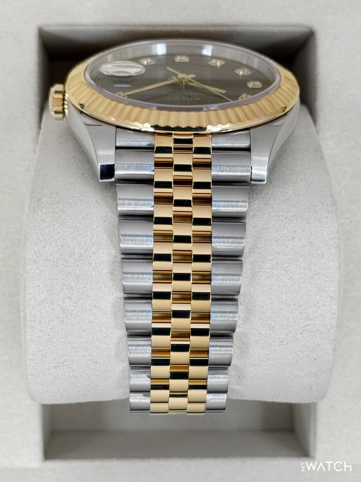 NEW 2025 Rolex Datejust 41mm 126333 Two-Tone Jubilee Black Dial