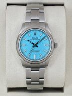 NEW 2026 Rolex Oyster Perpetual 31mm 277200 Turquoise Tiffany Blue Dial