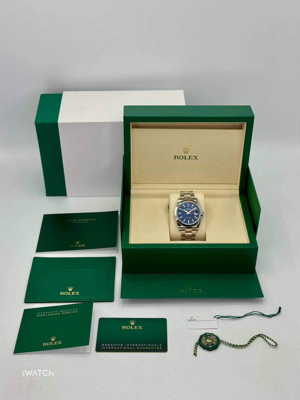 NEW 2025 Rolex Datejust 41mm 126300 Stainless Steel Oyster Blue Dial
