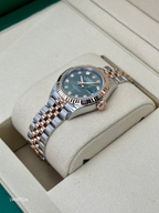 NEW 2025 Rolex Ladies Datejust 28mm 279171 Two-Tone Green Diamond Dial