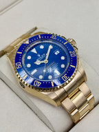 2026 Rolex Deepsea 44mm 136668LB 18K Yellow Gold Blue Dial