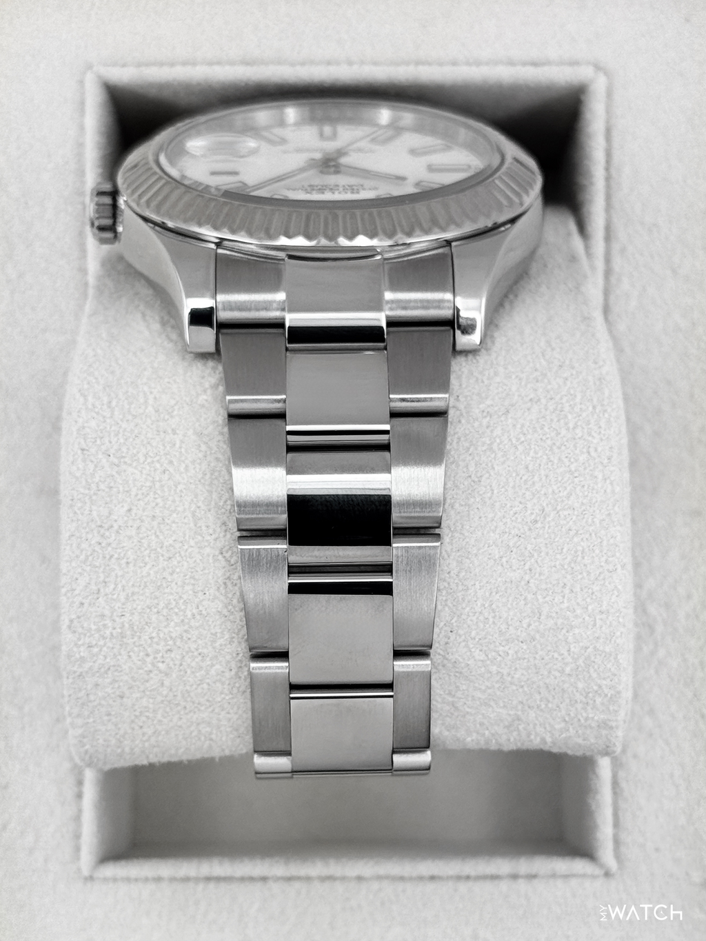 2016 Rolex Datejust II 41mm 116334 Stainless Steel Oyster White Dial