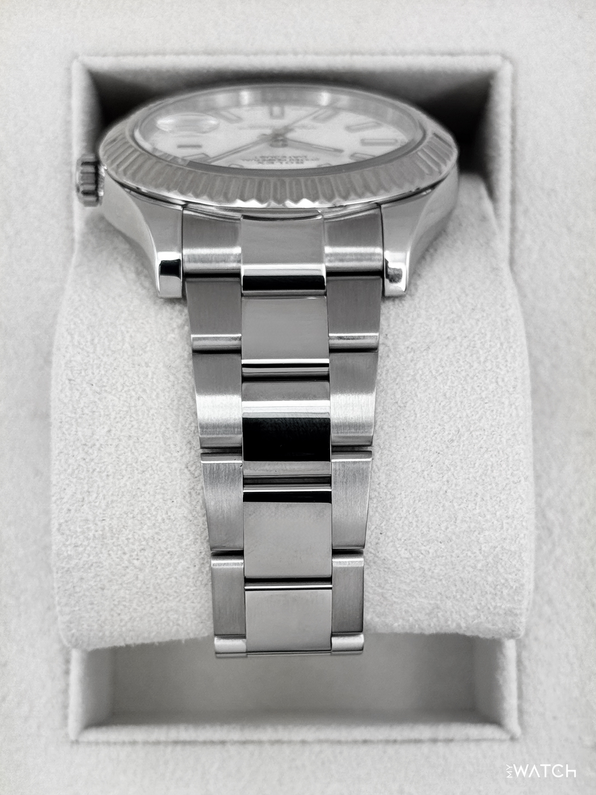 2016 Rolex Datejust II 41mm 116334 Stainless Steel Oyster White Dial