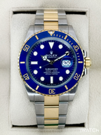 2024 Rolex Submariner "Bluesy" 41mm 126613LB Two-Tone Blue Dial