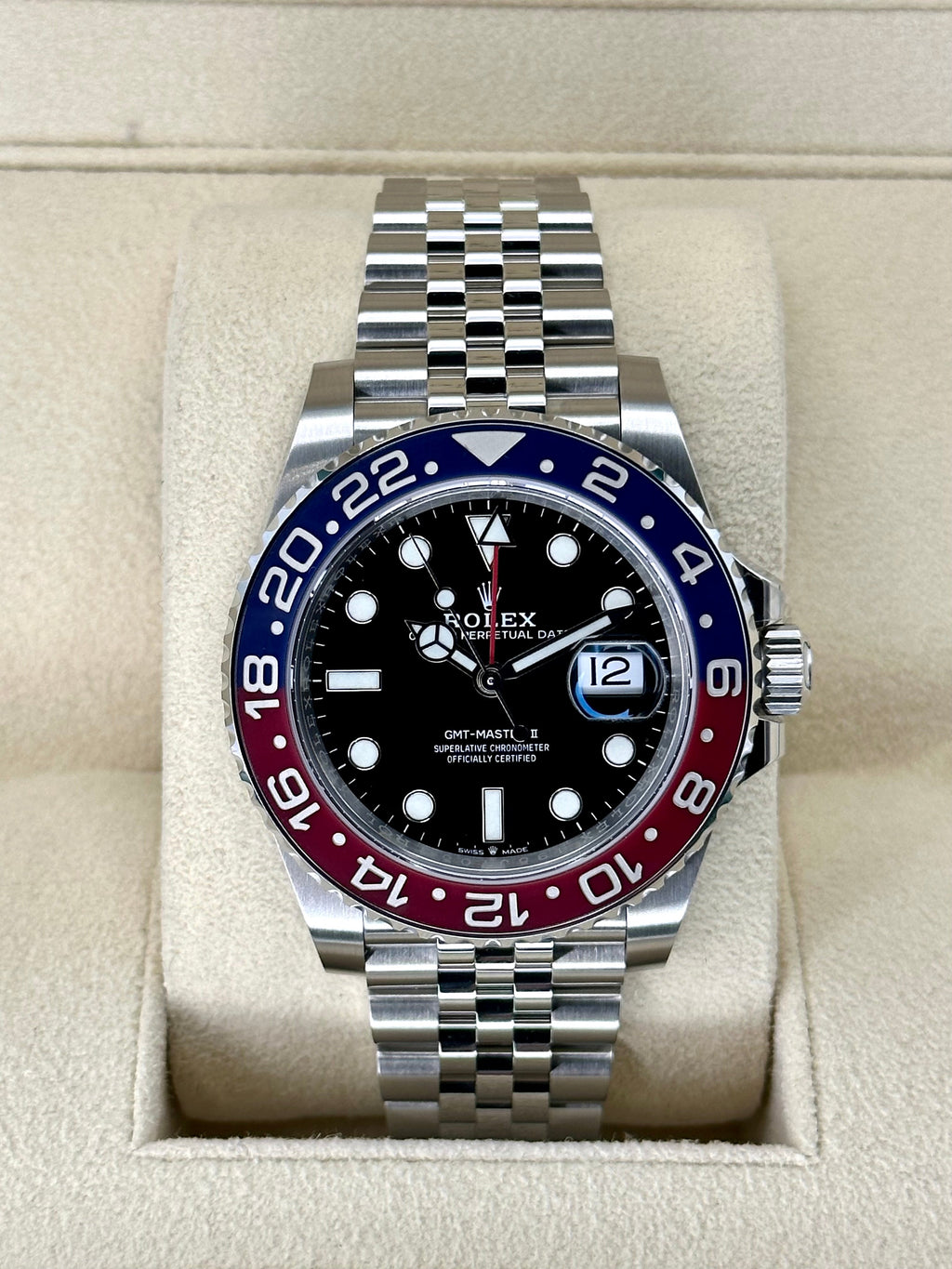 2022 Rolex GMT-Master II "Pepsi" 40mm 126710BLRO Jubilee