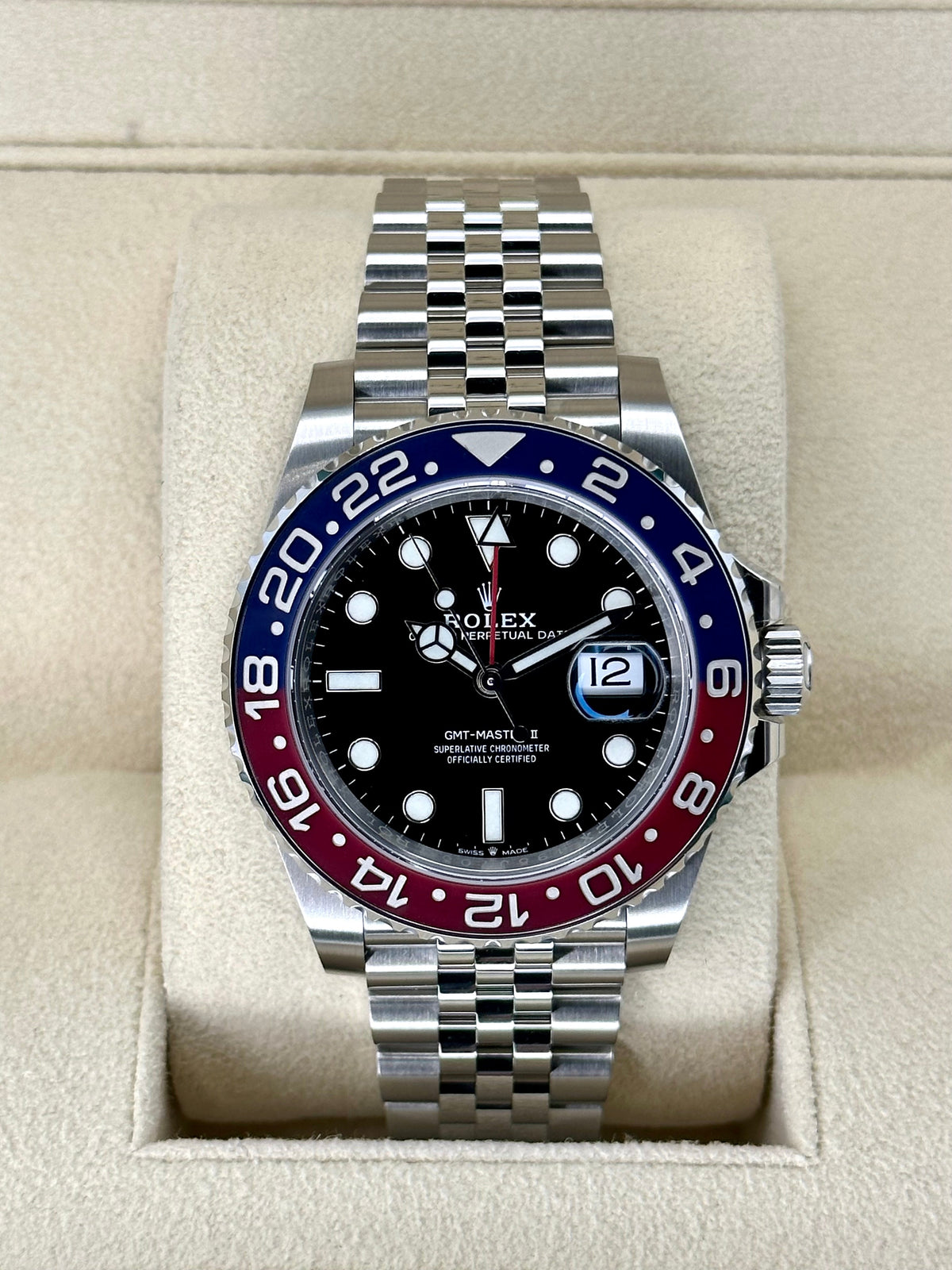 2022 Rolex GMT-Master II "Pepsi" 40mm 126710BLRO Jubilee
