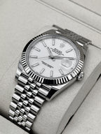 2025 Rolex Datejust 41mm 126334 Stainless Steel Jubilee White Dial