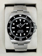 2025 Rolex Submariner 41mm 124060 Stainless Steel Black Dial