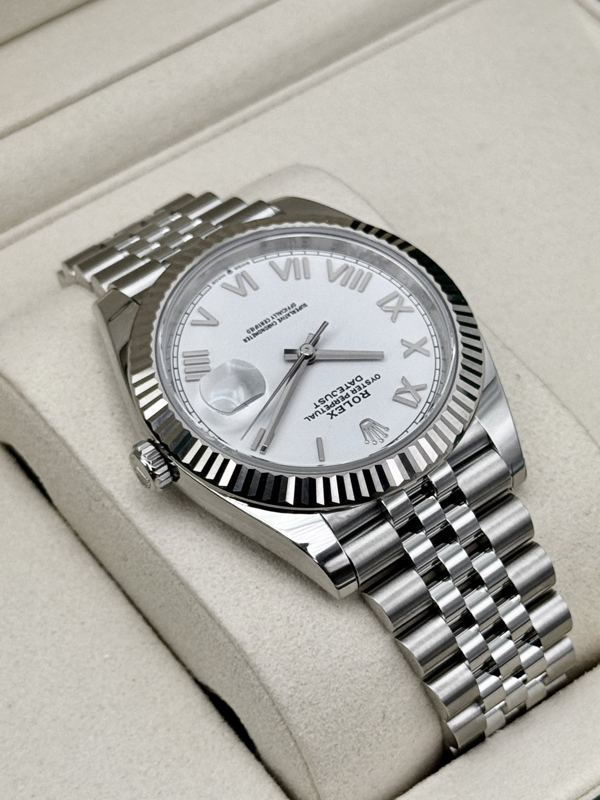NEW 2026 Rolex Datejust 41mm 126334 Stainless Steel Jubilee White Roman Numeral Dial